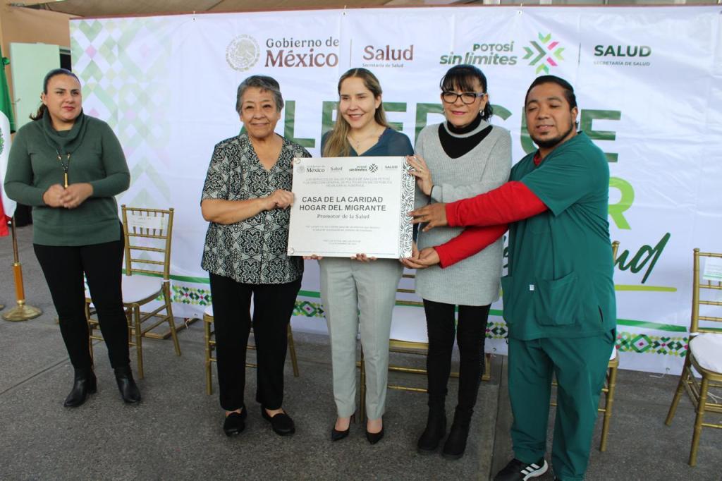 CERTIFICA ESTADO AL HOGAR DEL MIGRANTE COMO ESPACIO PROMOTOR DE LA SALUD 