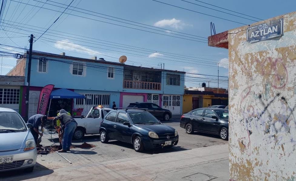 Interapas realiza sondeos y maniobras de purga en Aztlán y Kukulcán, colonia&nbsp;Retornos