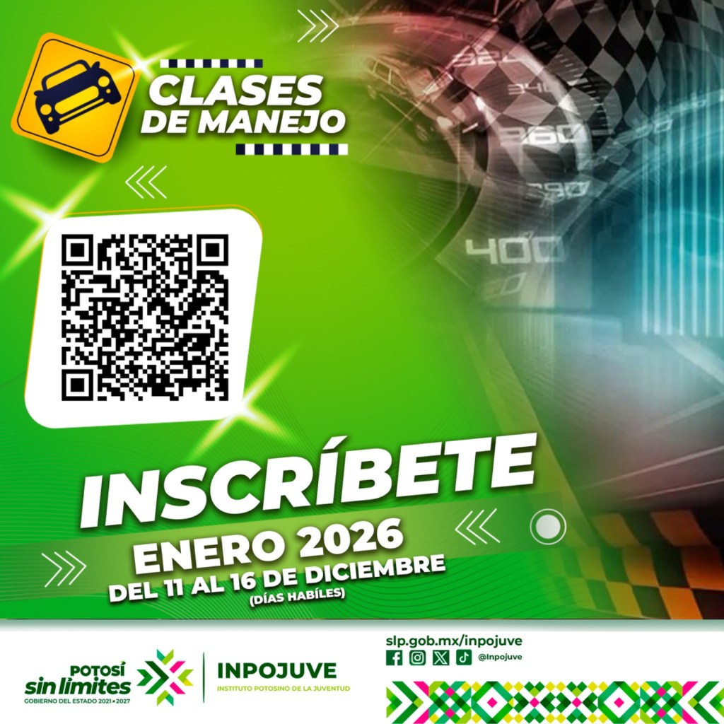 INICIAN INSCRIPCIONES PARA CURSOS DE MANEJO EN ENERO&nbsp;2026