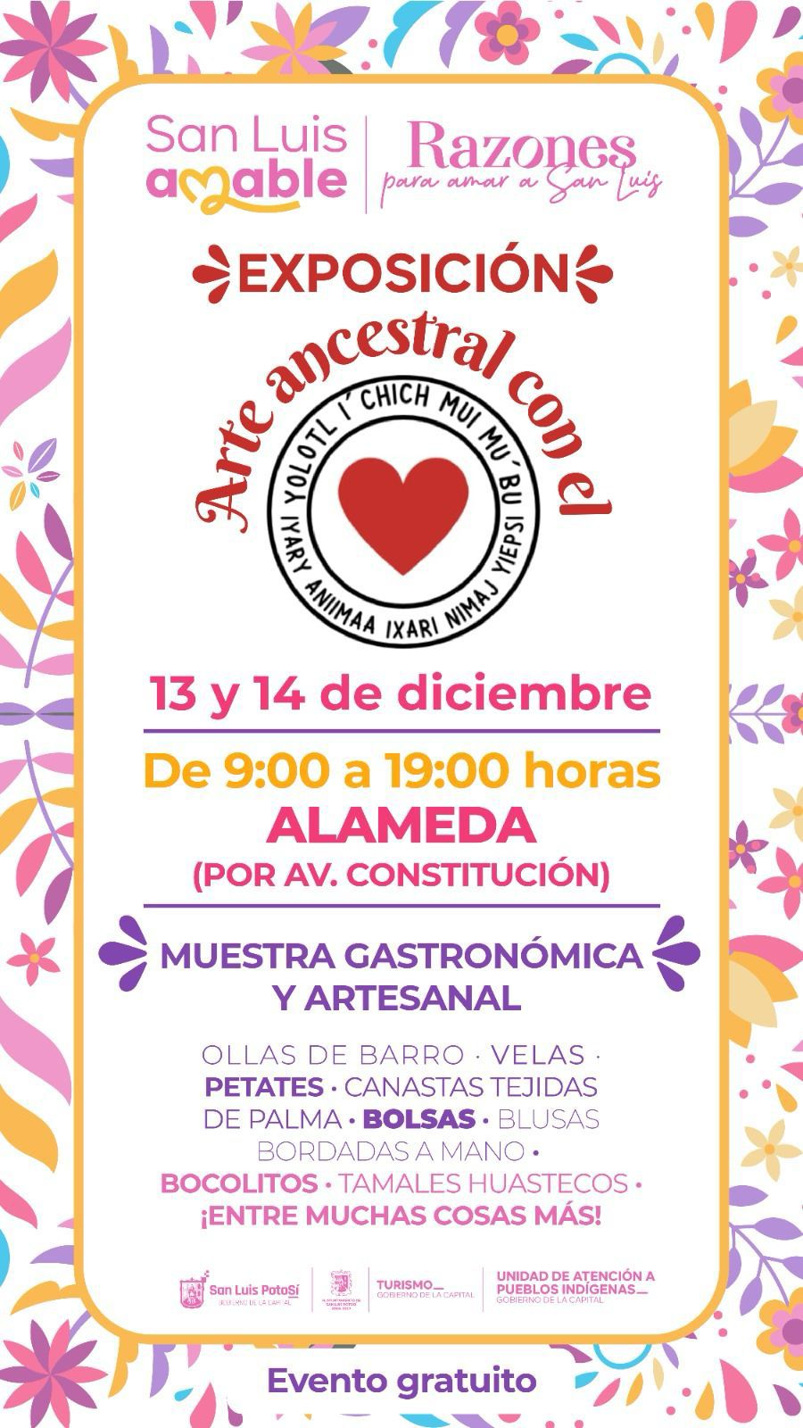 Gobierno de la Capital invita a la exposición Arte Ancestral con el&nbsp;Corazón