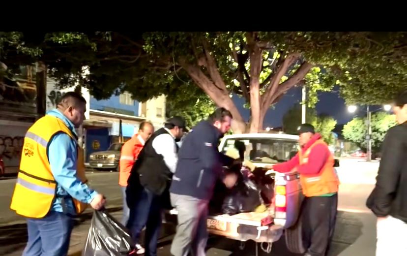 Interviene ayuntamiento de SLP zona de acumulación de basura en el Centro&nbsp;Histórico