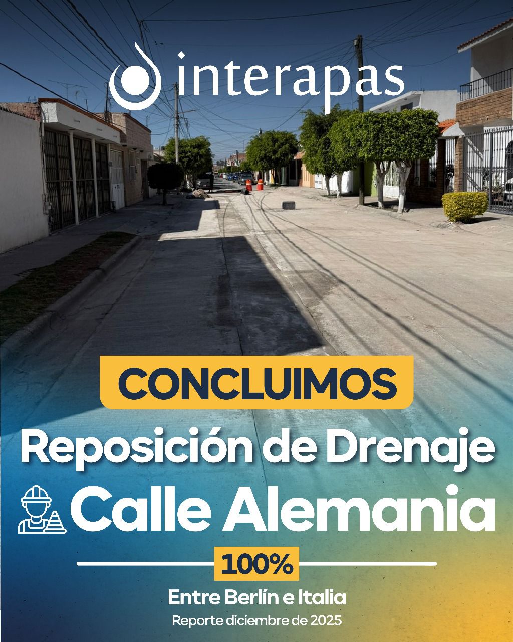 Interapas amplía renovación de la red sanitaria en la colonia&nbsp;Providencia