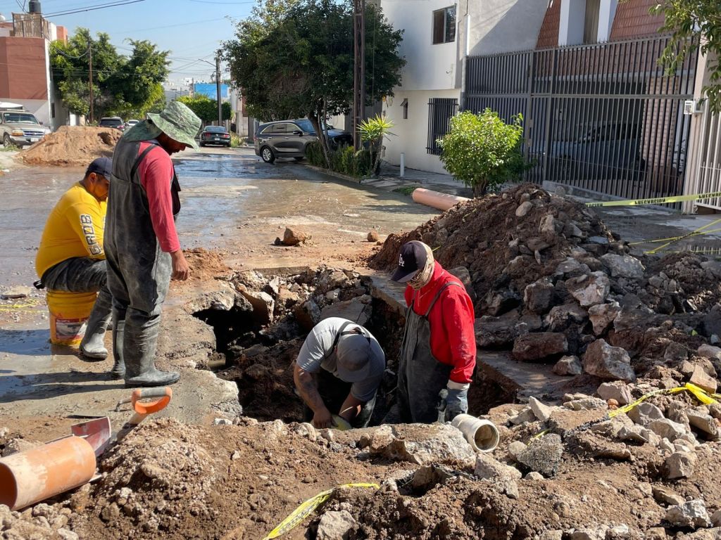 Avanzan trabajos de remediación de red sanitaria en Maestros&nbsp;Ilustres
