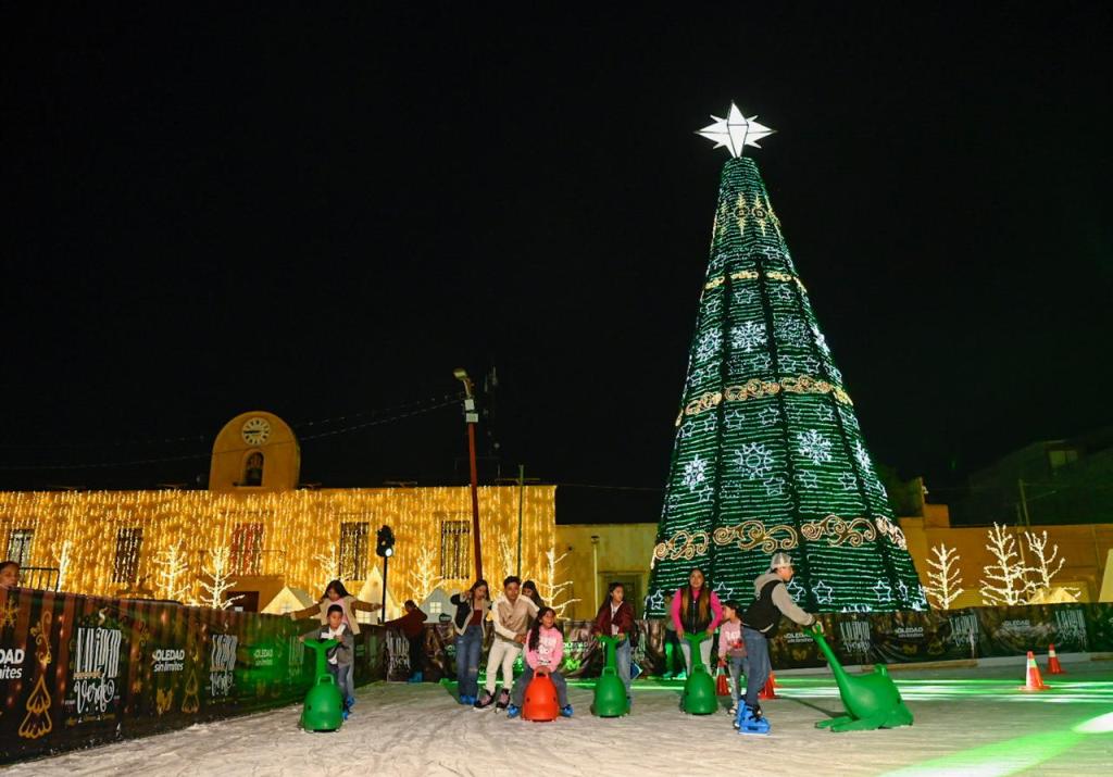 SOLEDAD MANTIENE VIVA LA MAGIA NAVIDEÑA EN SU PLAZA&nbsp;PRINCIPAL