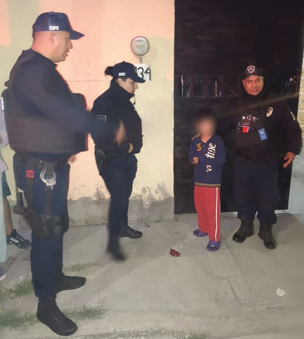 Oficiales de Guardia Municipal localizan y reúne a menor con su&nbsp;familia