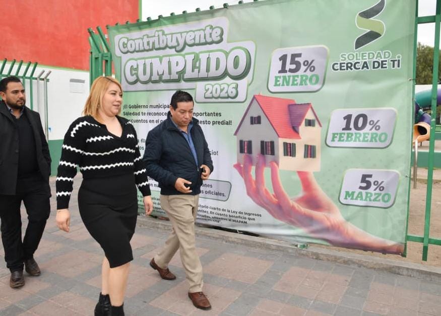 AYUNTAMIENTO DE SOLEDAD SUPERVISA PREVIO ARRANQUE DE PROGRAMA DE DESCUENTOS EN&nbsp;PREDIAL