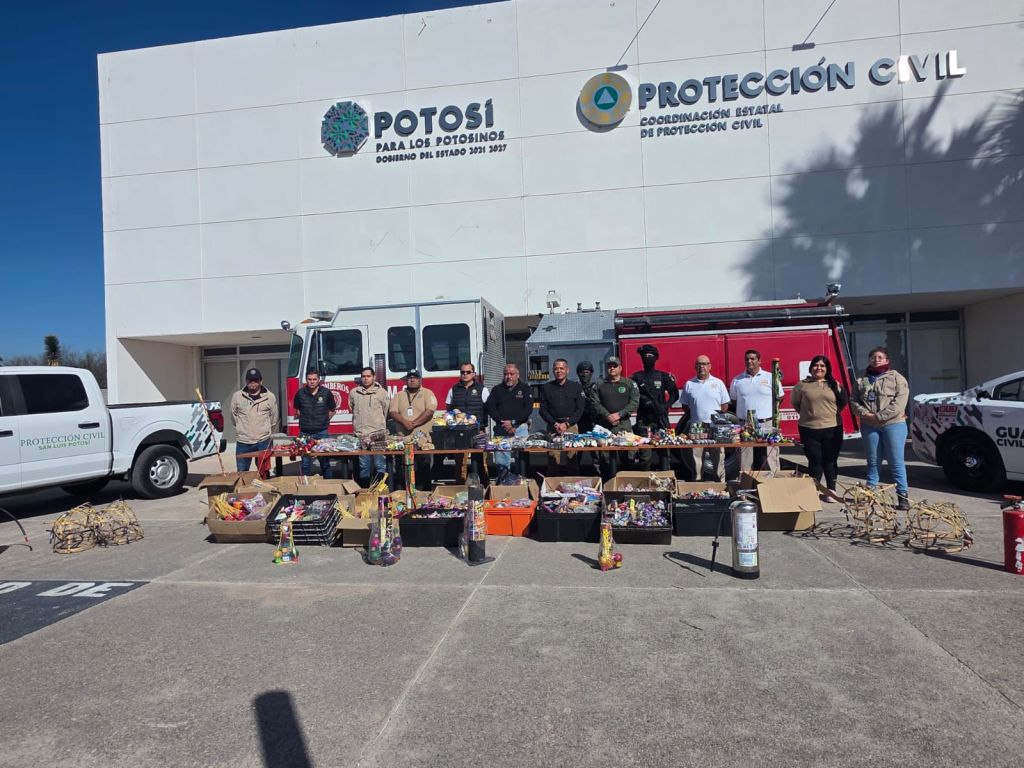 GOBIERNO DEL ESTADO DECOMISA 700 KILOGRAMOS DE&nbsp;PÓLVORA