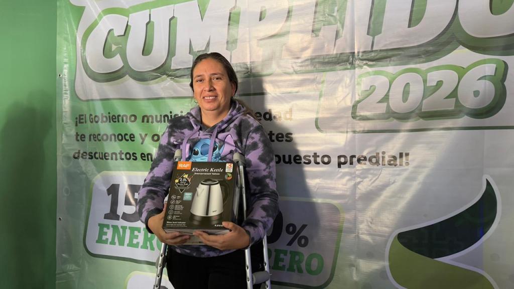 AYUNTAMIENTO DE SOLEDAD ENTREGA 20 MIL ELECTRODOMÉSTICOS A CONTRIBUYENTES CUMPLIDOS Y PREPARA SEGUNDO LOTE