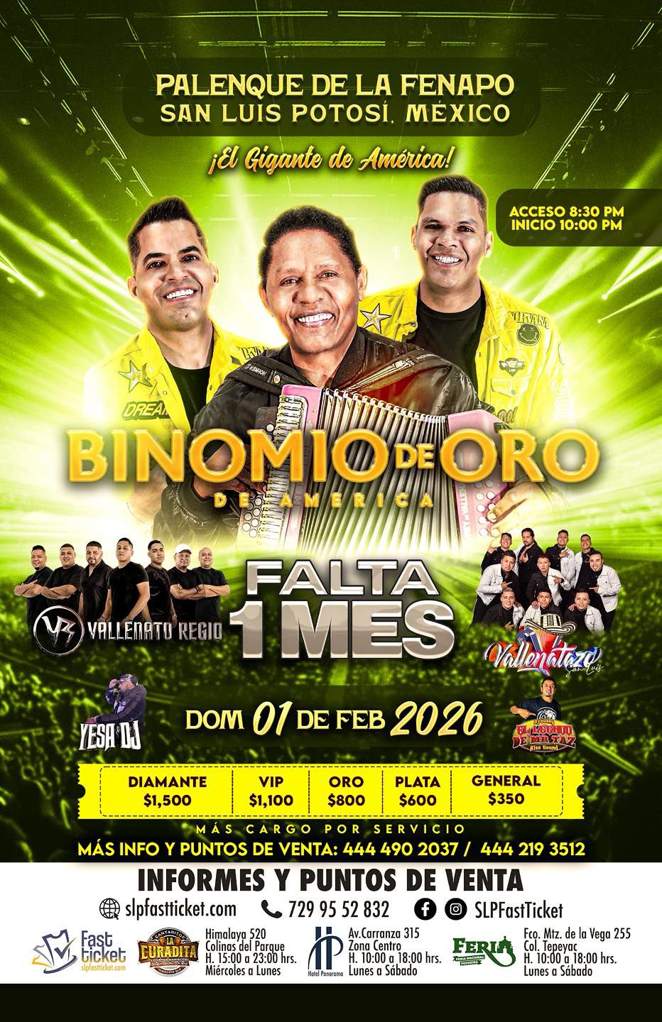 ENTRETENIMIENTO SIN LÍMITES LLEGA A LA FENAPO EN ENERO Y FEBRERO DE 2026