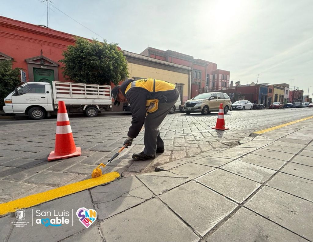 Refuerza Ayuntamiento de SLP seguridad vial en el Centro&nbsp;Histórico