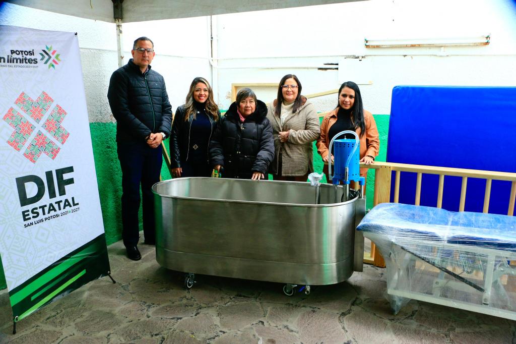 VILLA DE POZOS AVANZA EN REHABILITACIÓN CON APOYO DEL DIF&nbsp;ESTATAL