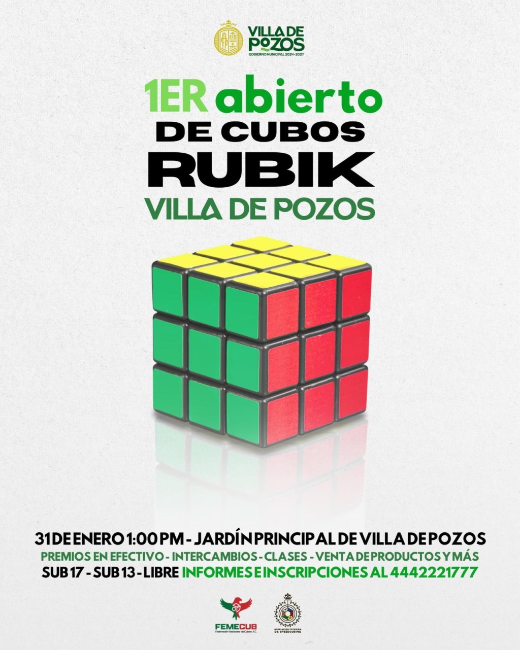 VILLA DE POZOS SERÁ SEDE DEL 1er ABIERTO DE CUBOS RUBIK&nbsp;2026