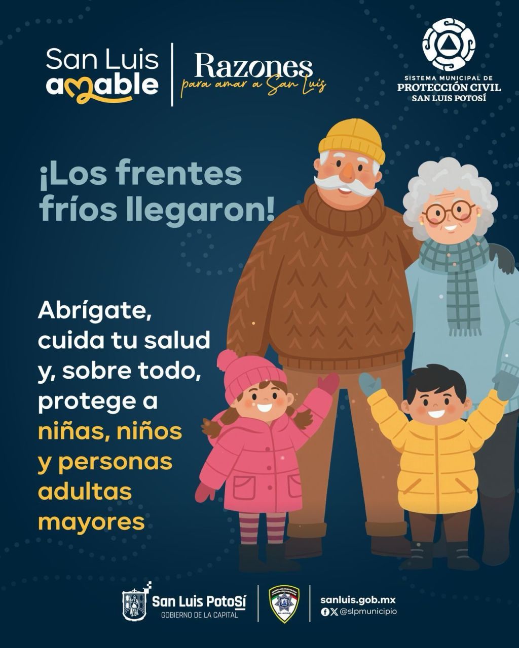 Protección Civil Municipal de la Capital llama a extremar precauciones ante la llegada del frente frío&nbsp;29