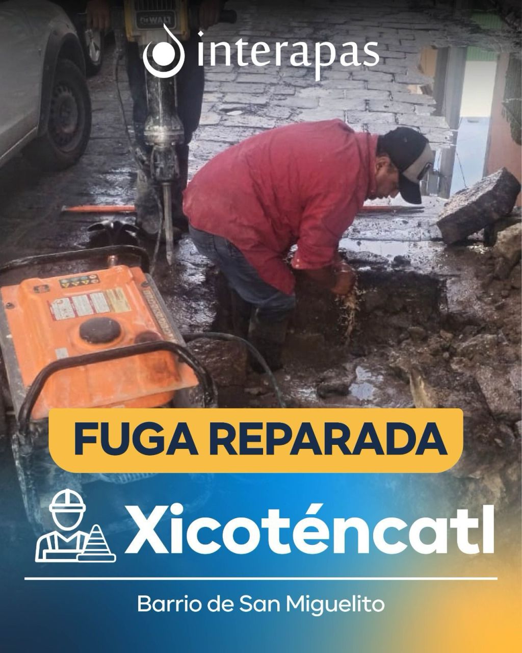 Interapas da mantenimiento preventivo a infraestructura hidráulica para evitar&nbsp;fugas