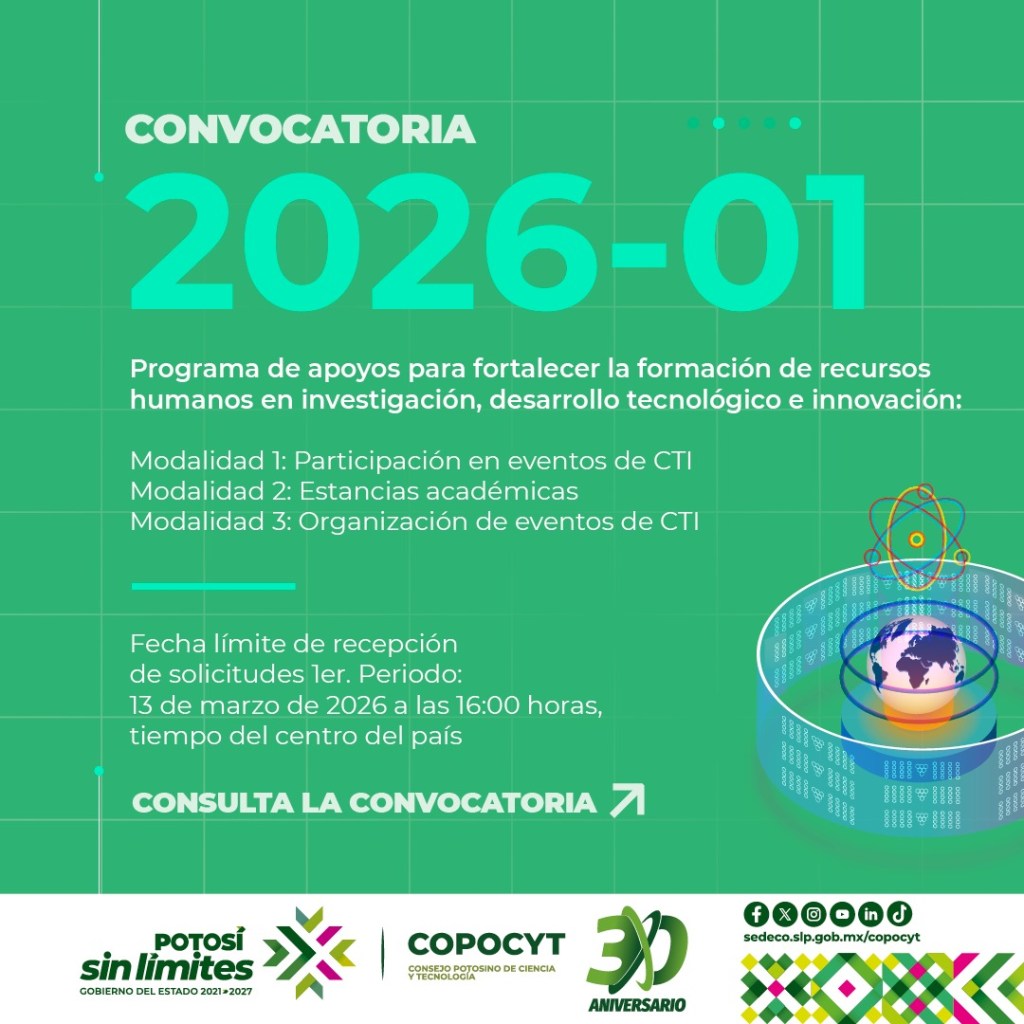 SAN LUIS ABRE NUEVAS OPORTUNIDADES PARA LA FORMACIÓN&nbsp;CIENTÍFICA