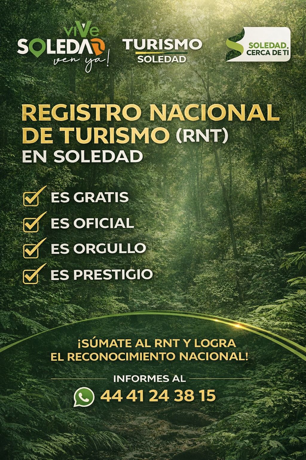 INICIA EL REGISTRO NACIONAL DE TURISMO A HOTELES, VIÑEDOS, AGENCIAS Y RESTAURANTES DE SOLEDAD