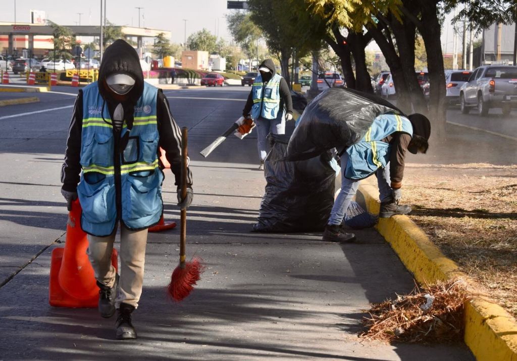 Limpieza integral del camellón de Av. Chapultepec: ayuntamiento&nbsp;SLP