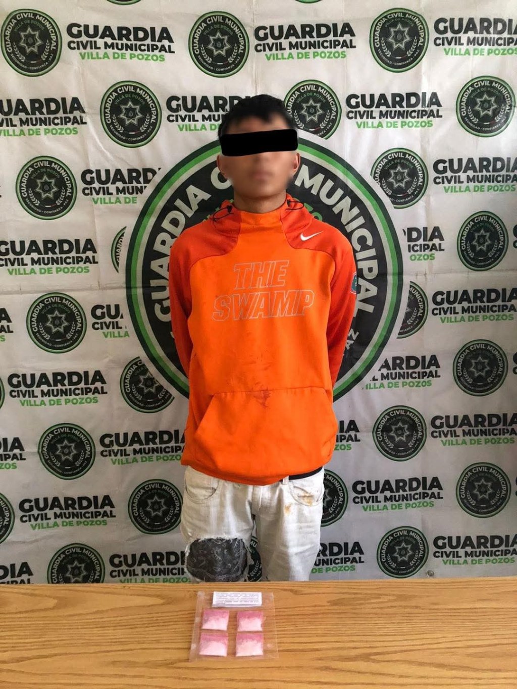 GUARDIA CIVIL MUNICIPAL DE VILLA DE POZOS ASEGURA A PERSONA VINCULADA A REPORTES DE&nbsp;ROBO