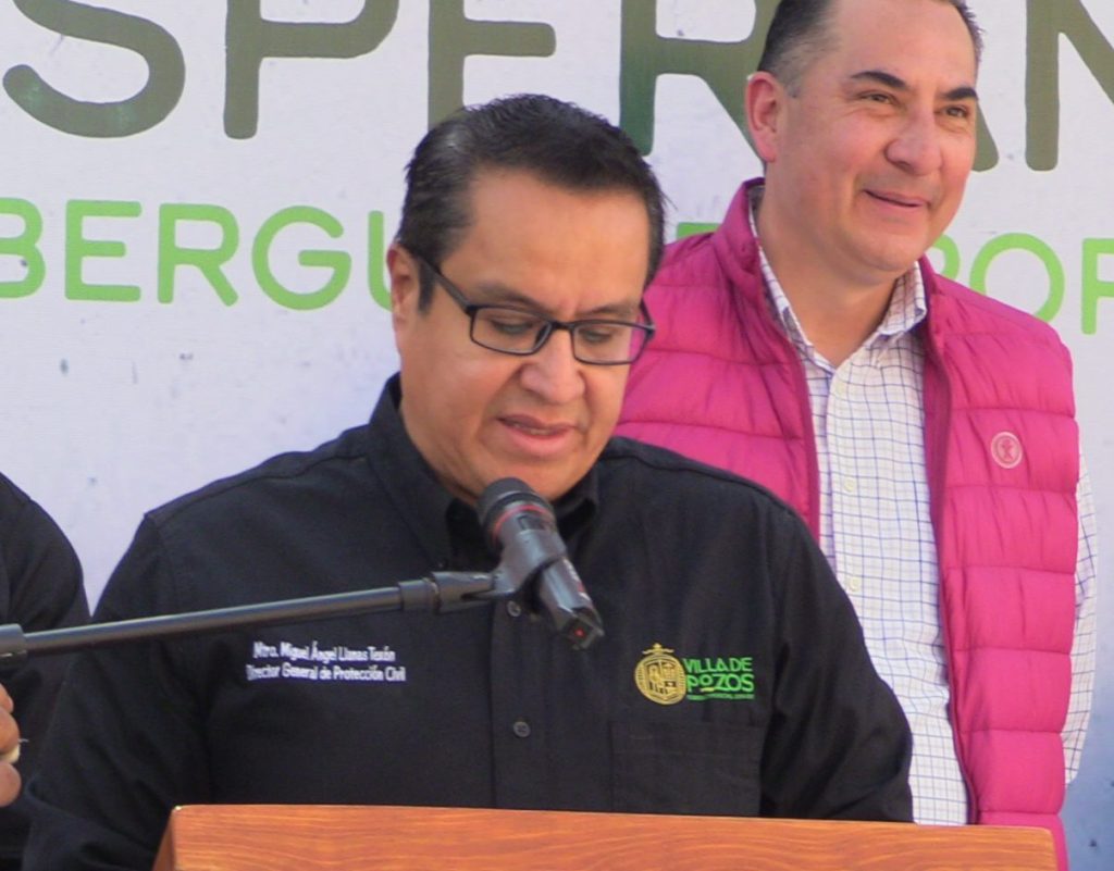 Operativo “Abrigo y Esperanza” en Villa de Pozos Atiende a personas en situación de calle. Director de Protección Civil