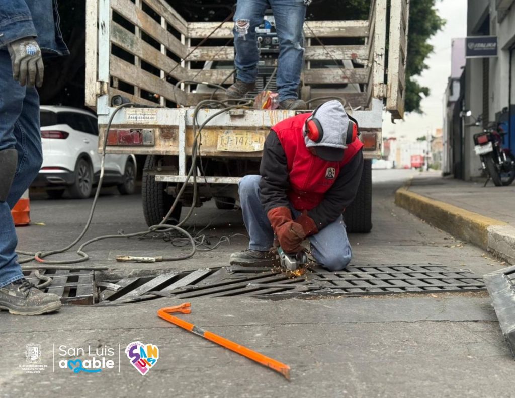 UGCH refuerza mantenimiento urbano en el Centro Histórico de San Luis&nbsp;Capital
