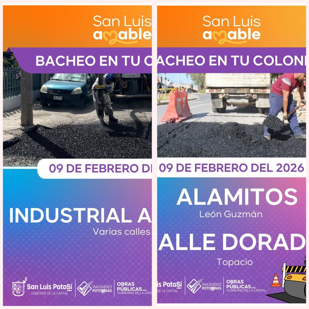 Gobierno Municipal continúa con la rehabilitación de calles con el programa Bacheo en tu&nbsp;Colonia