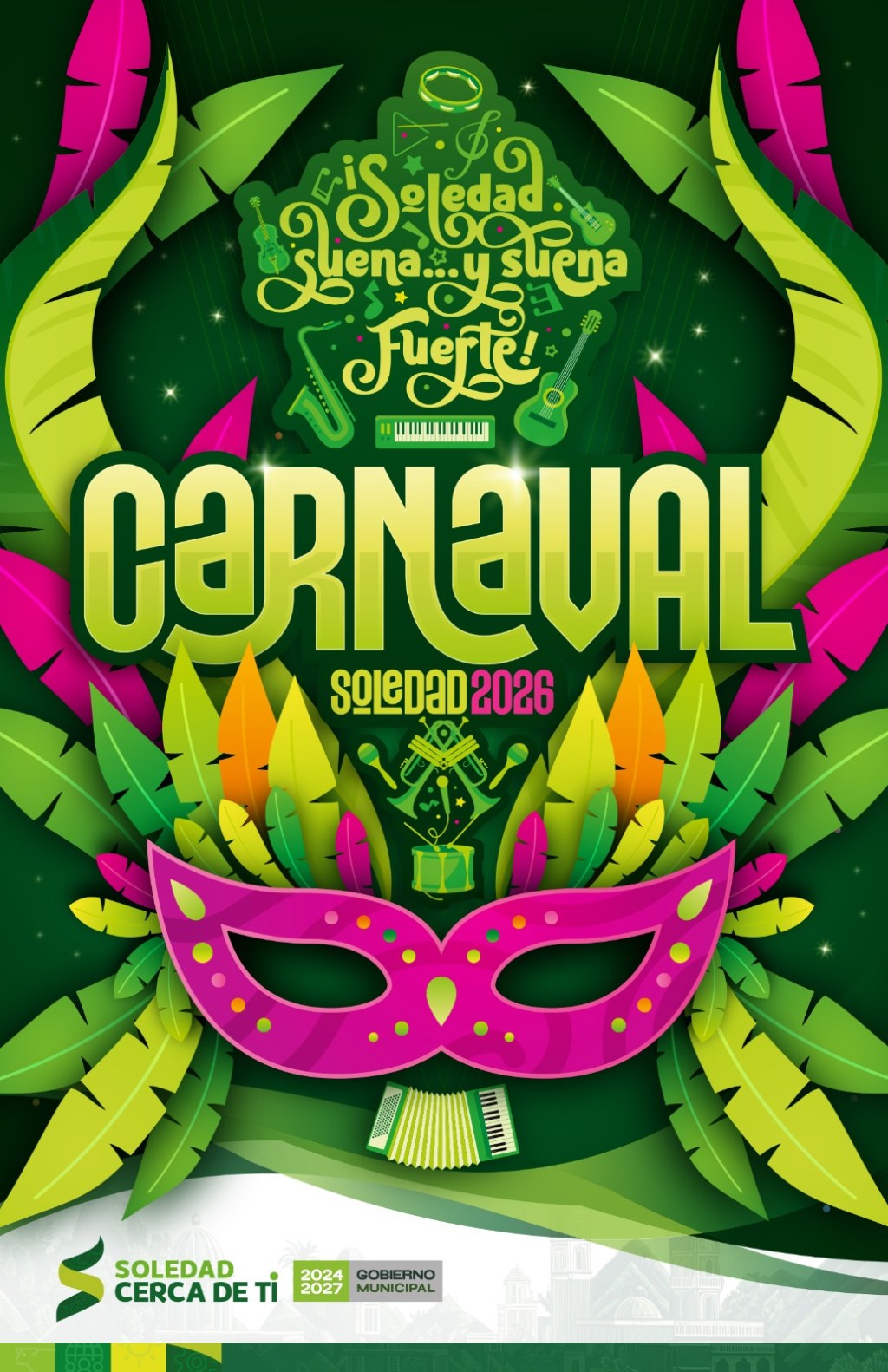 ¡SOLEDAD SUENA Y SUENA FUERTE!: ESTE 15 DE FEBRERO, EL CARNAVAL&nbsp;2026