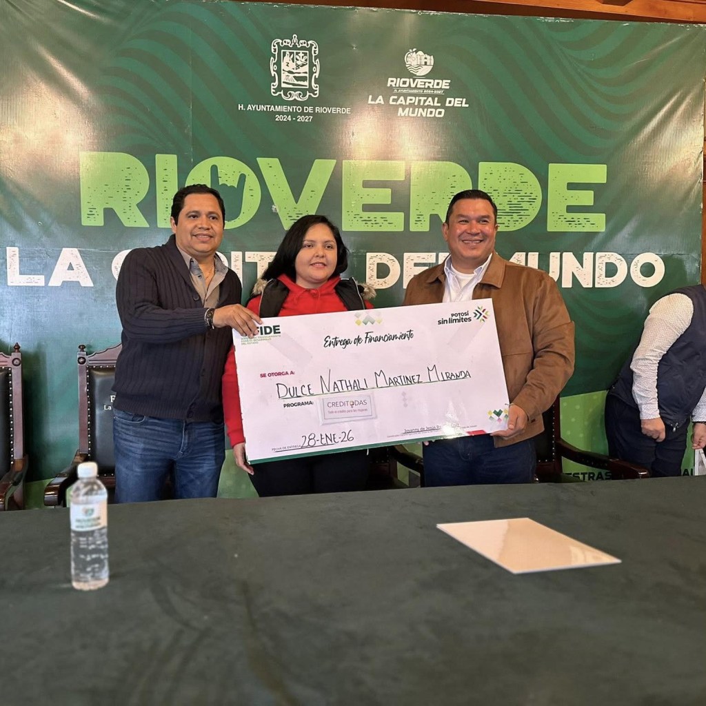 ESTADO ACERCA FINANCIAMIENTO A RIOVERDE CON APOYOS&nbsp;DIRECTOS