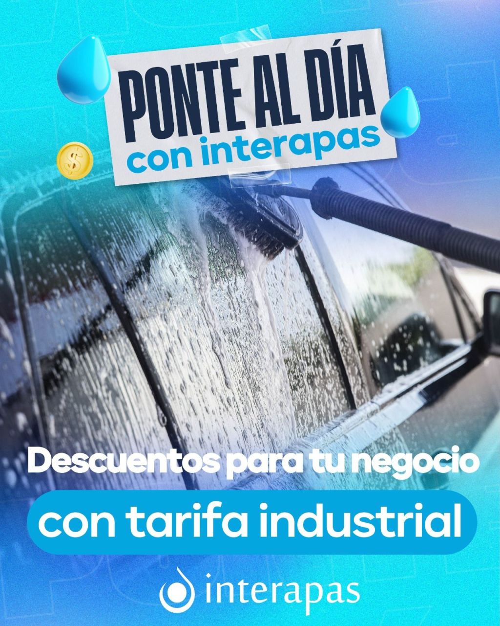 Negocios industriales también entran al programa “Ponte al día con&nbsp;Interapas”