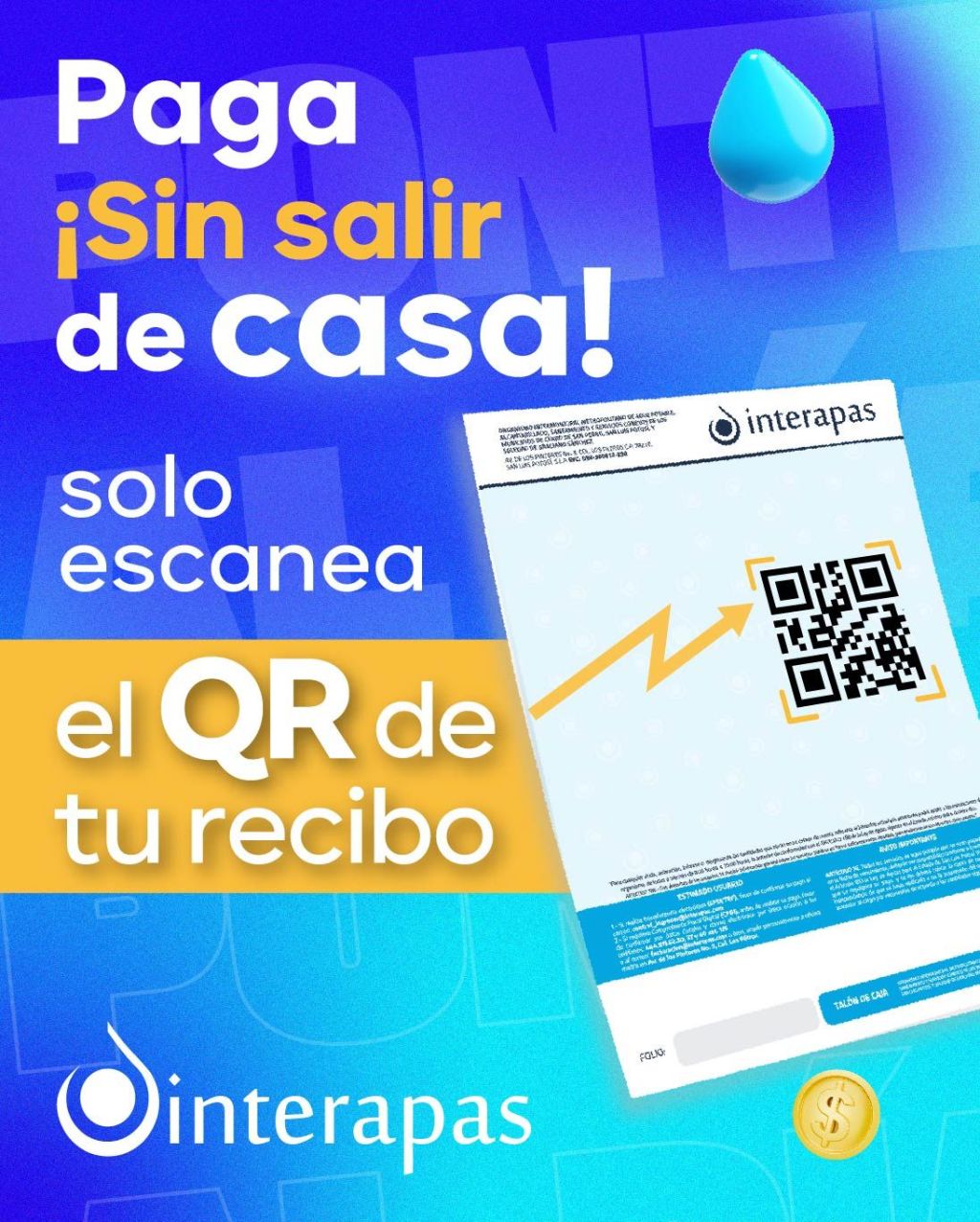 Pago con código QR, una alternativa práctica para usuarios de&nbsp;Interapas