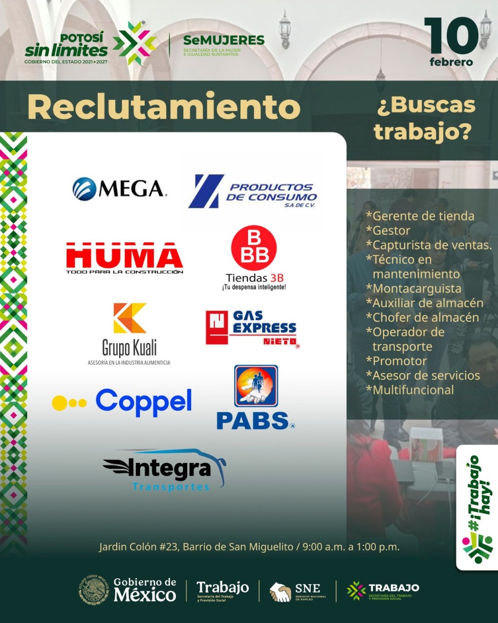 JORNADA LABORAL ABRE NUEVAS OPORTUNIDADES PARA LAS&nbsp;POTOSINAS