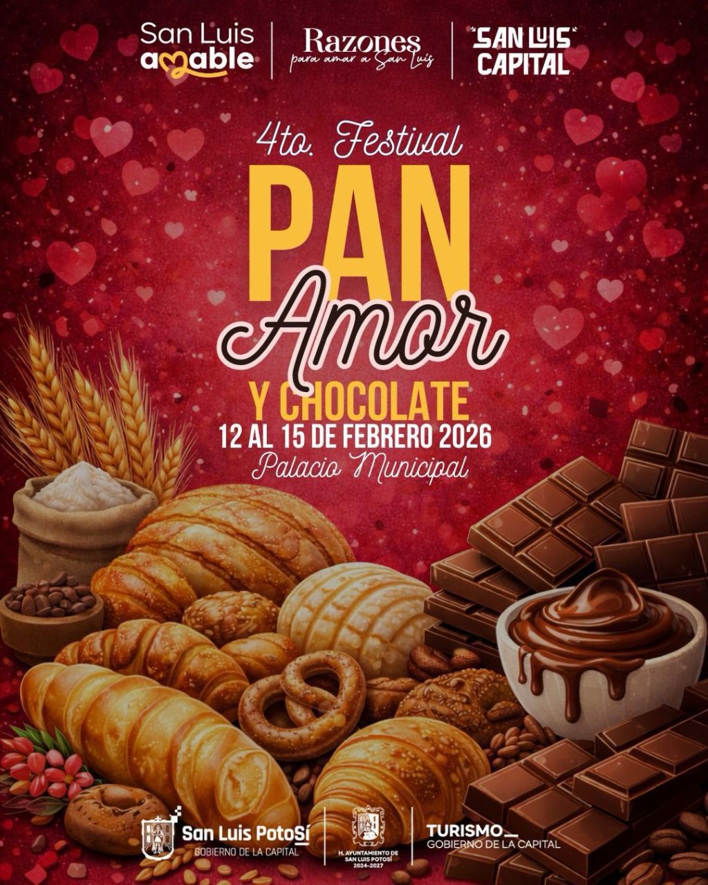 San Luis Capital inicia mañana el 4º Festival Pan, Amor y Chocolate con amplia oferta gastronómica y&nbsp;cultural