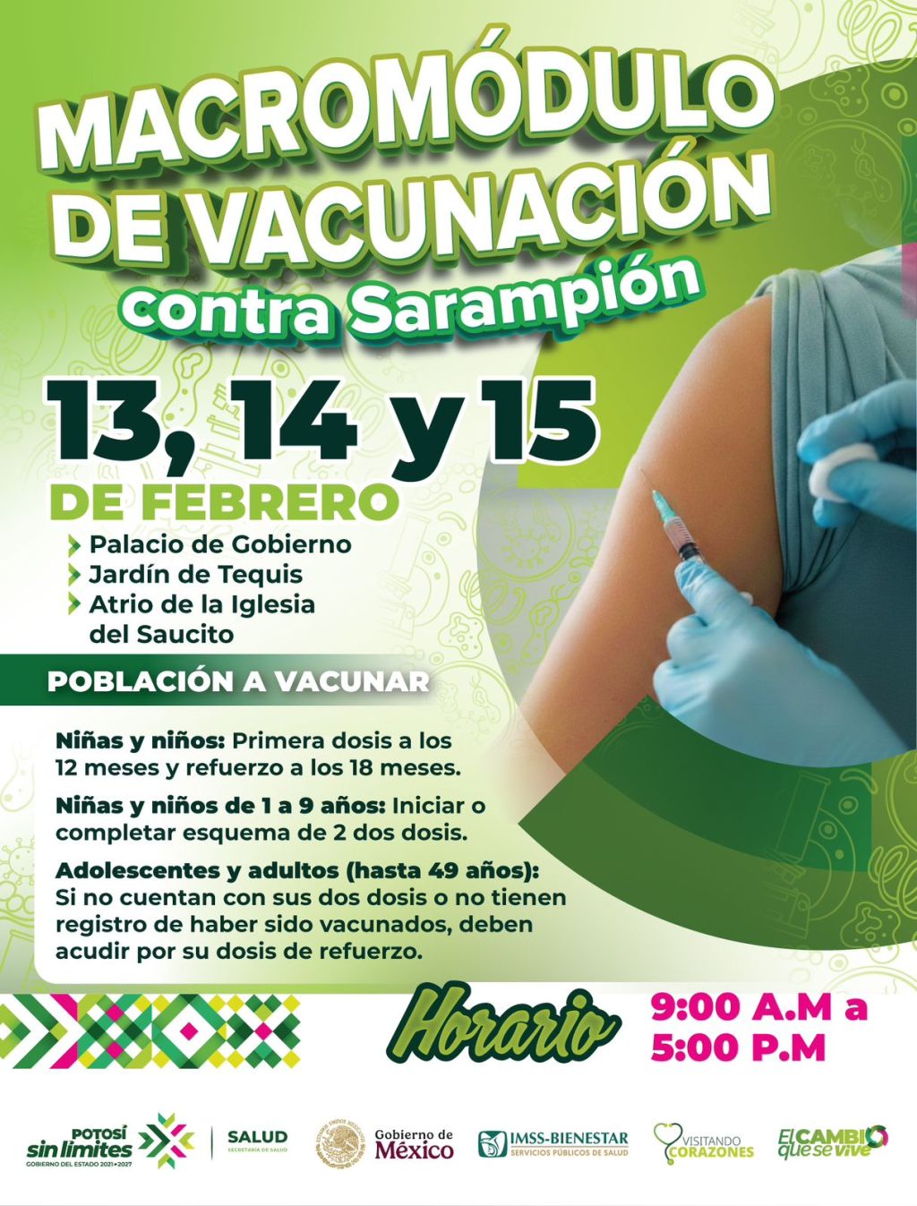 GOBIERNO HABILITA PUNTOS MASIVOS DE VACUNACIÓN CONTRA&nbsp;SARAMPIÓN