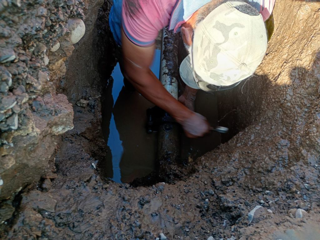 Interapas mantiene trabajos en fuga del Pasaje E, Industrial&nbsp;Aviación