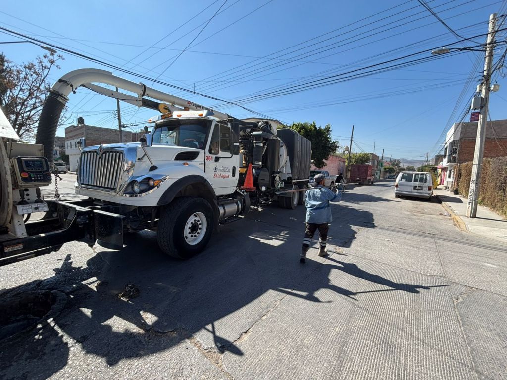 Interapas realiza 93 desazolves a la red sanitaria durante la&nbsp;semana