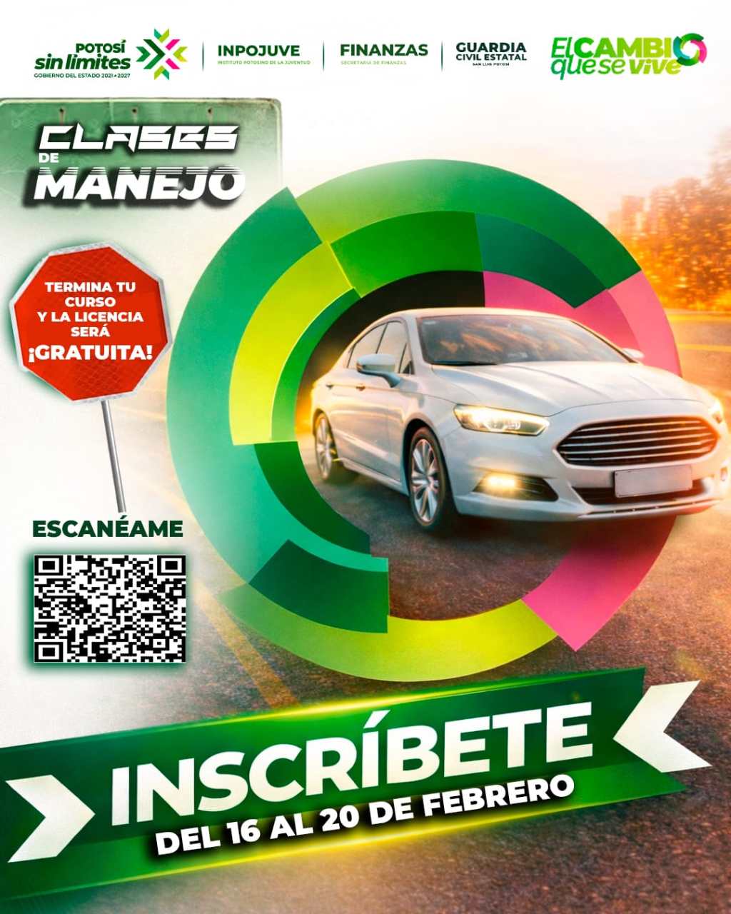 GOBIERNO ESTATAL ABRE NUEVOS CURSOS DE MANEJO PARA&nbsp;JÓVENES