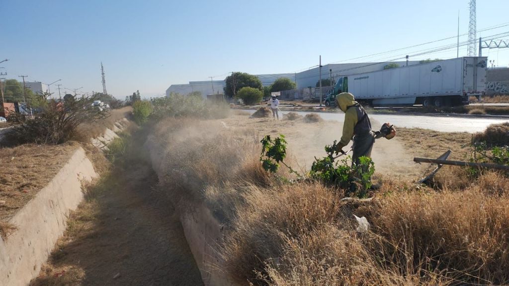 Mantenimiento y limpieza de cuadrillas de la delegación de La Pila en el Eje&nbsp;140