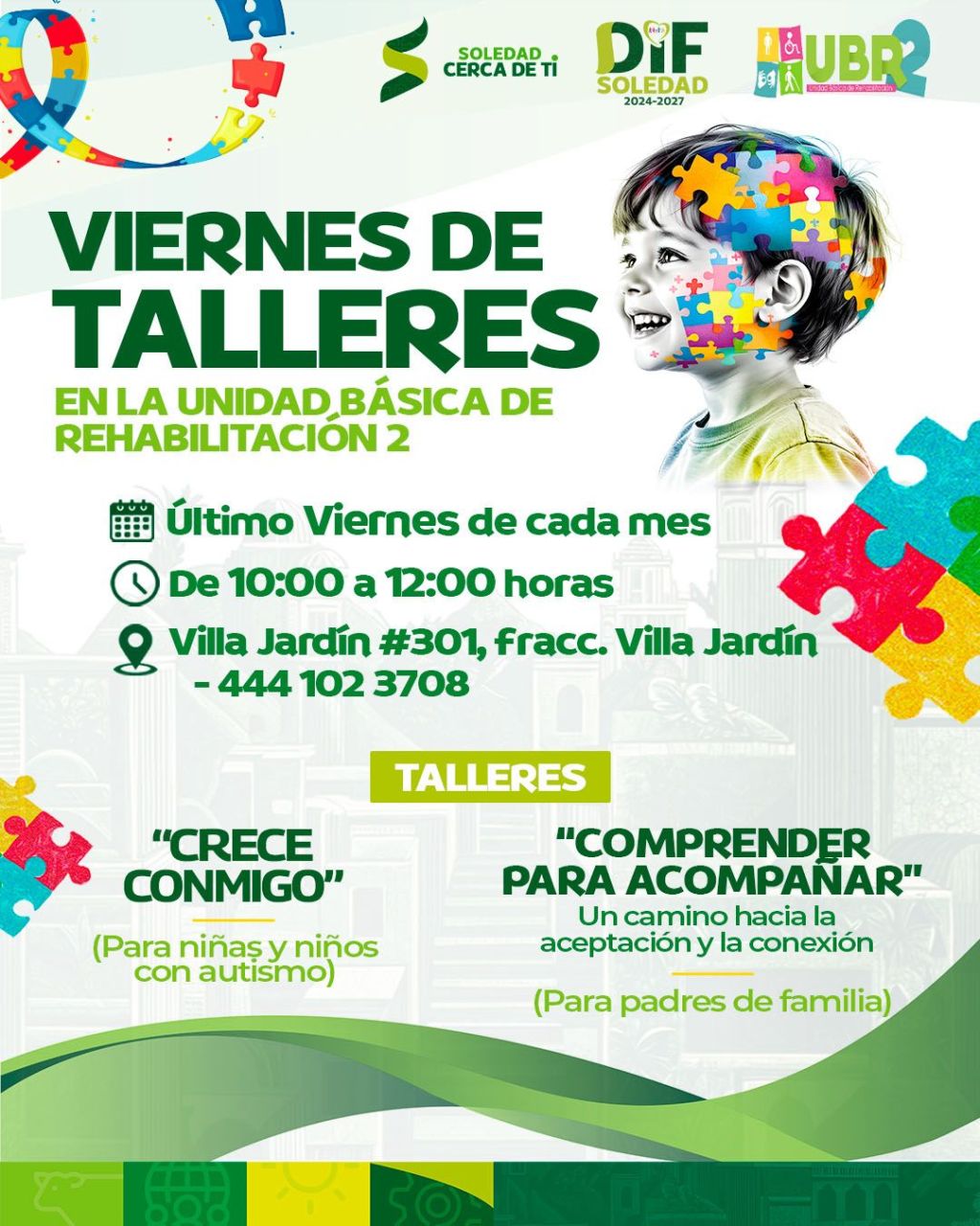 AYUNTAMIENTO DE SOLEDAD INVITA A FAMILIARES DE PACIENTES AUTISTAS A TALLER&nbsp;ESPECIALIZADO