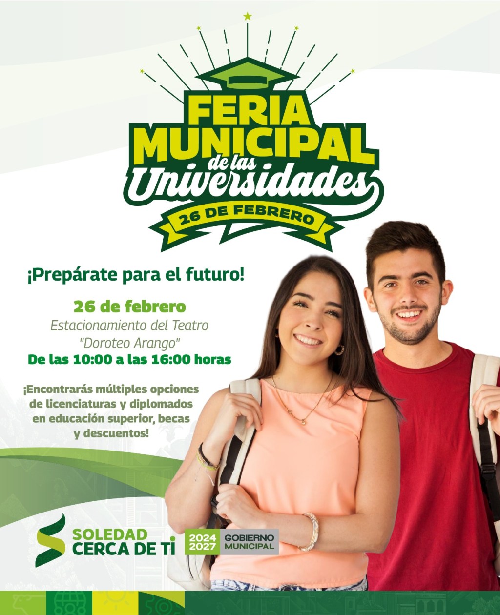 🚀🎓 EN SOLEDAD, LOS JÓVENES TIENEN OPORTUNIDADES DE&nbsp;FUTURO