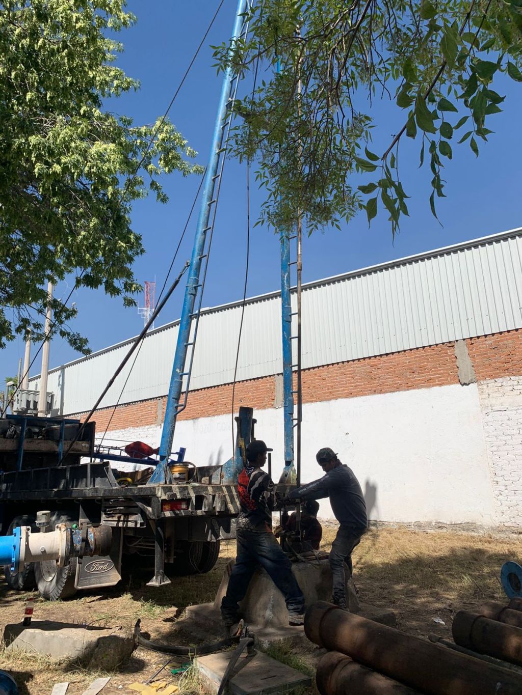 Interapas trabaja en la rehabilitación del pozo Jacarandas&nbsp;II