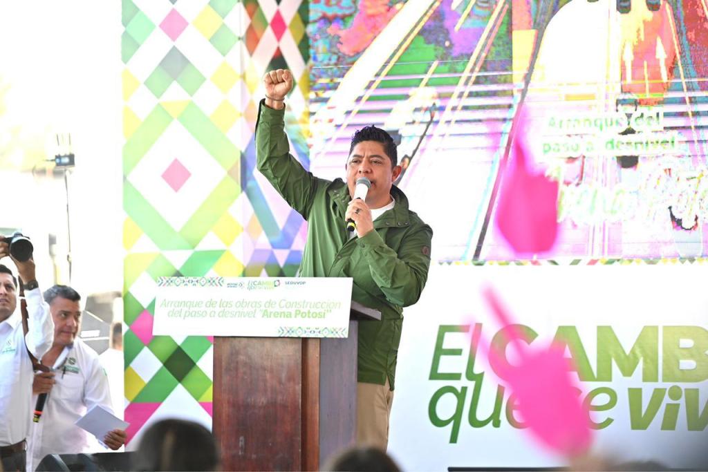 RICARDO GALLARDO FORTALECE MOVILIDAD EN ZONA METROPOLITANA CON PASO A DESNIVEL “CIRCUITO&nbsp;POTOSÍ”