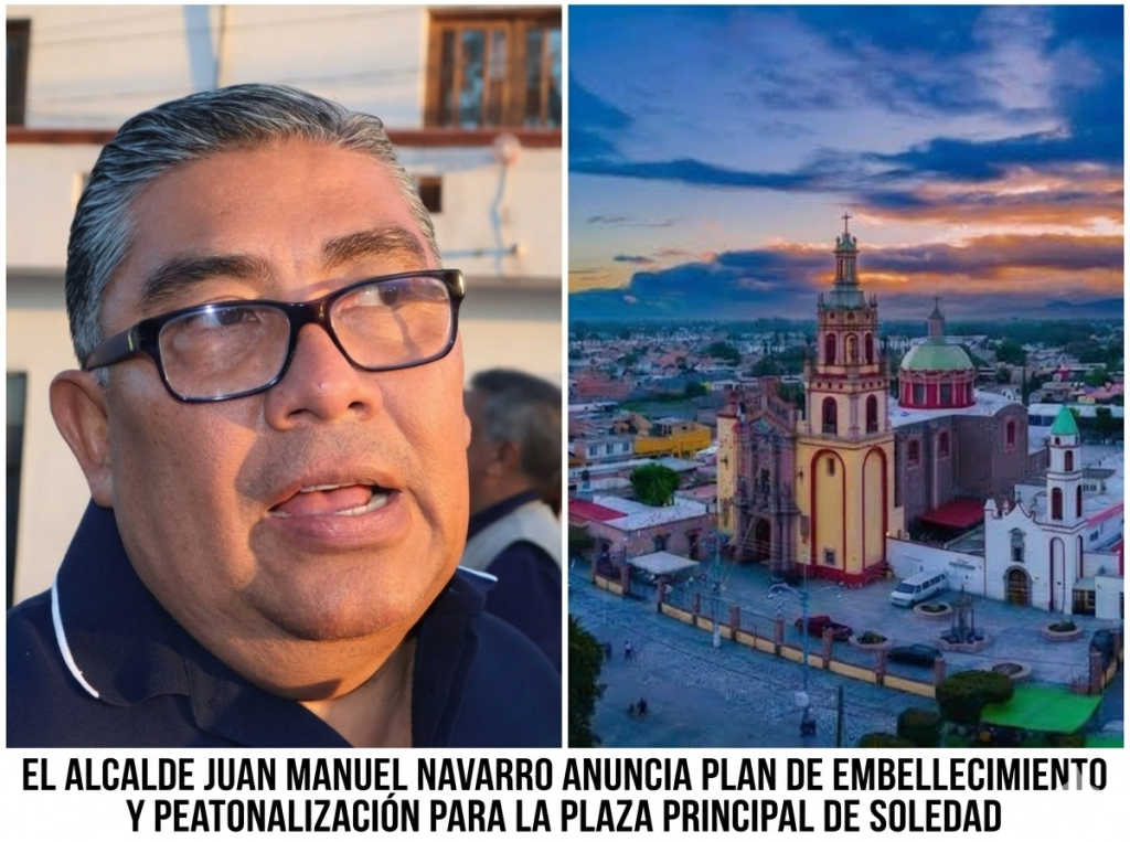 NAVARRO ANUNCIA CORREDOR PEATONAL EN CALLES ALEDAÑAS A LA PLAZA PRINCIPAL DE&nbsp;SOLEDAD