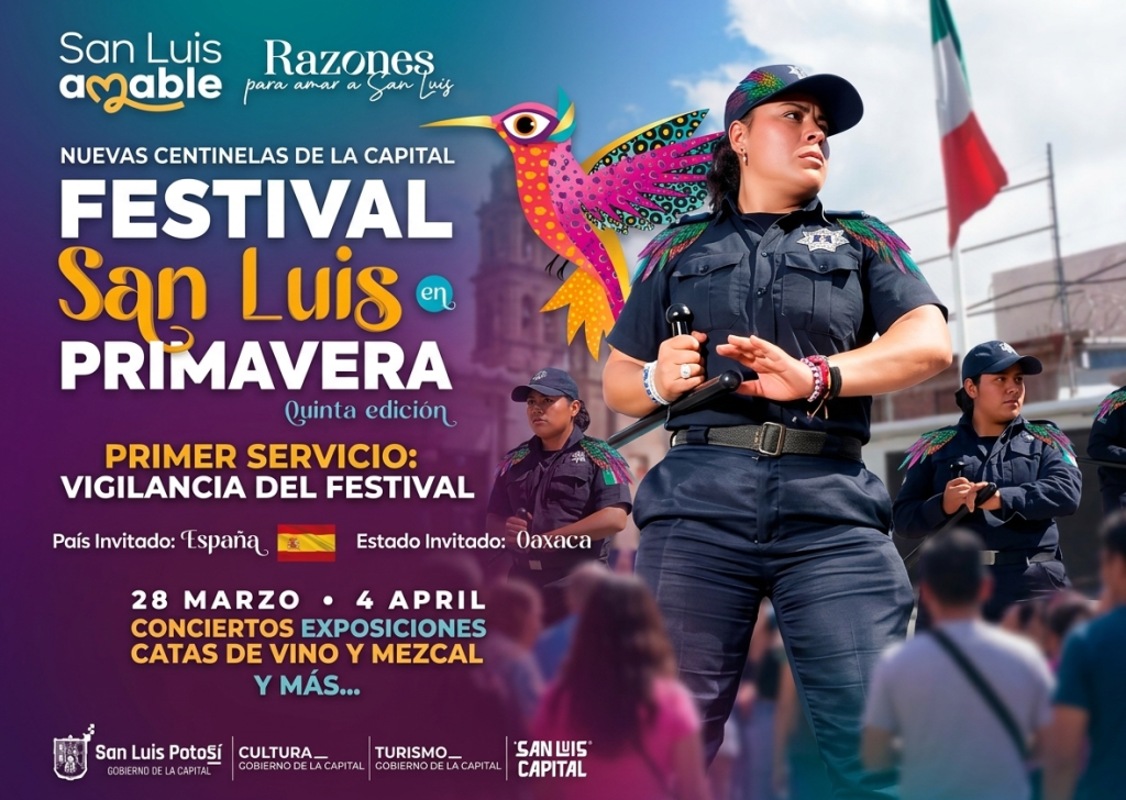 «Centinelas»Reforzarán la seguridad del Festival San Luis en&nbsp;Primavera.