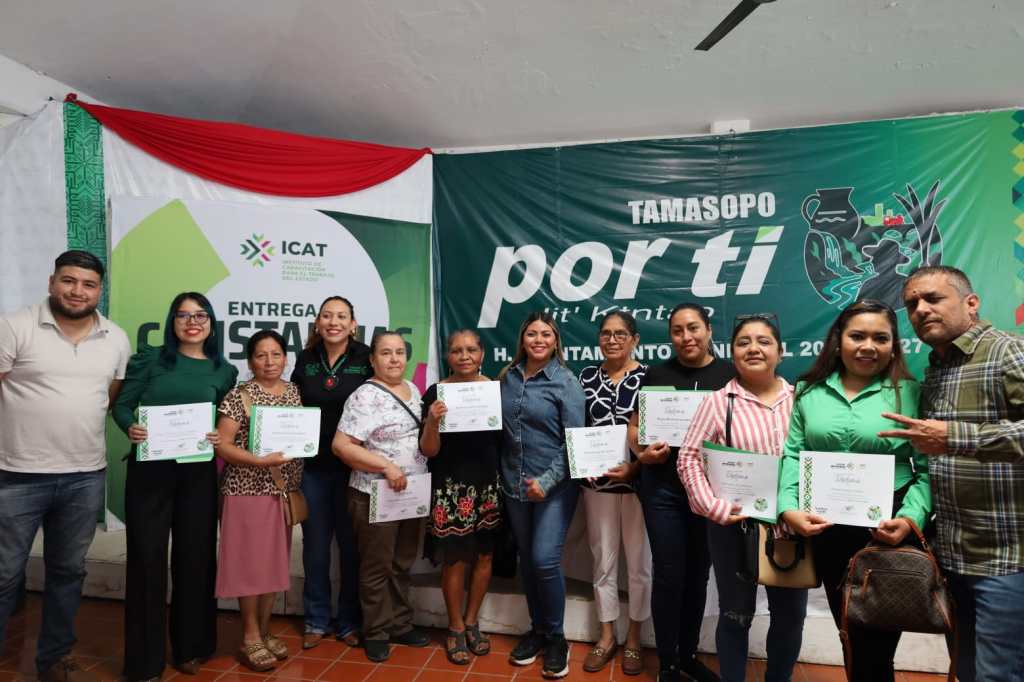 GOBIERNO ESTATAL IMPULSA CAPACITACIÓN EN TAMASOPO
