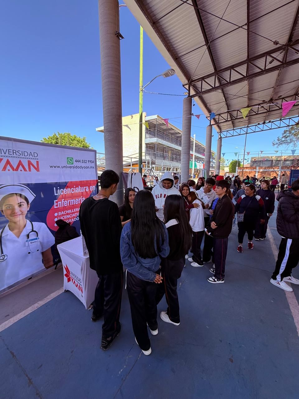 Impulsa Gobierno Municipal futuro académico de jóvenes con la 3ª Feria de Universidades en El Saucito