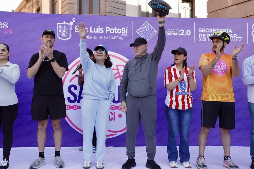 Limpieza y entrega de bicicletas, encabeza Galindo en edición 500 de Capital al 100