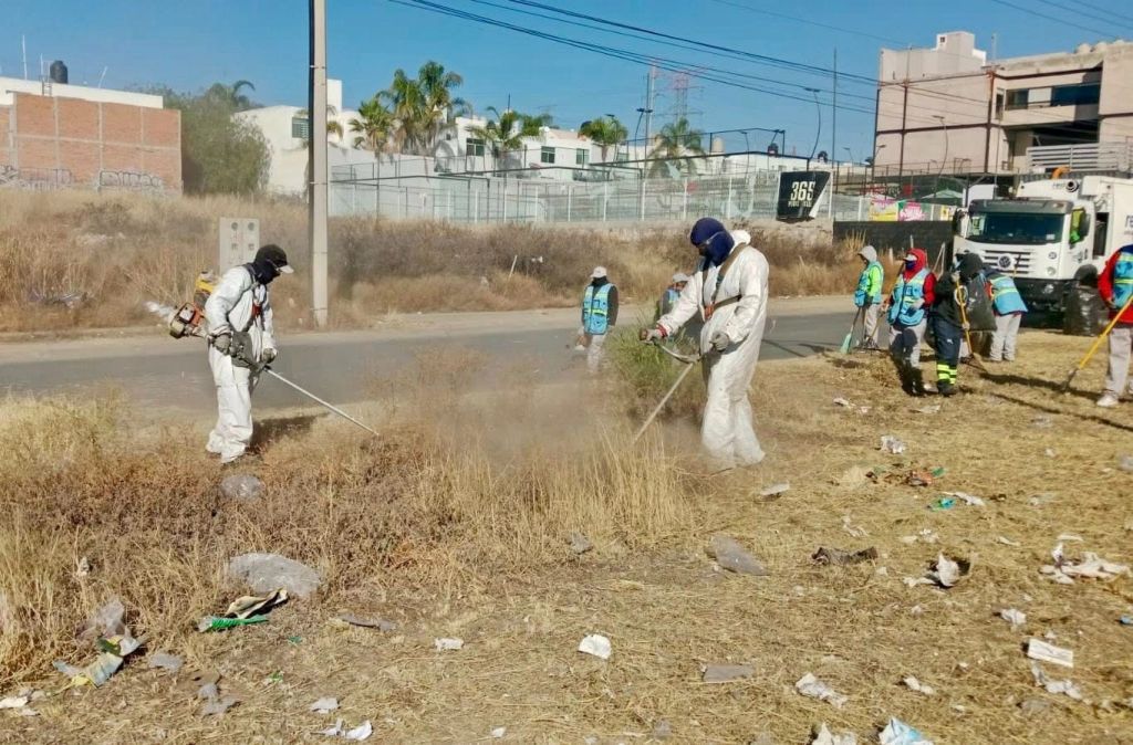 Gobierno de la Capital intensifica limpieza en Villa Magna y plaza&nbsp;Aranzazú