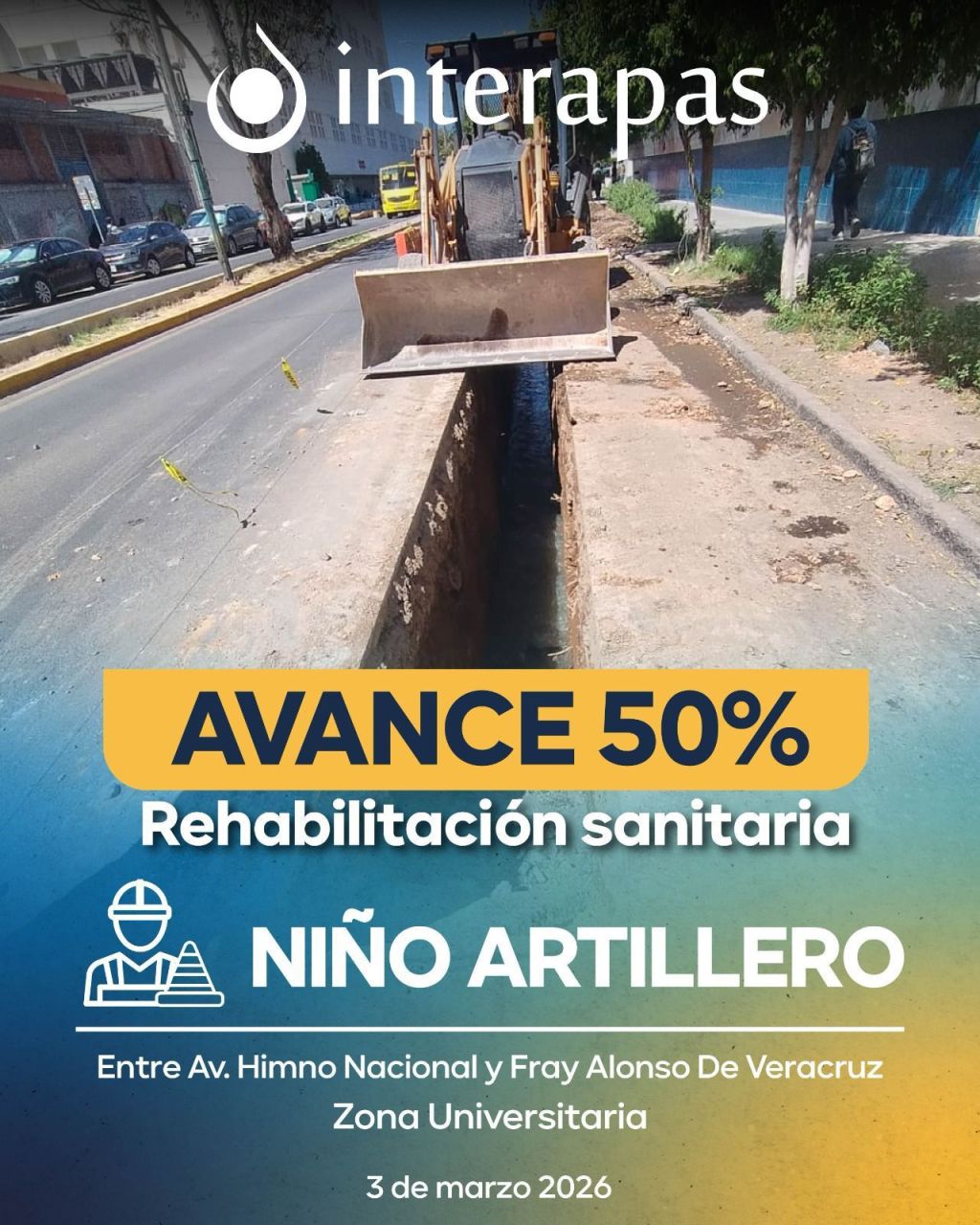 Avance a paso firme renovación sanitaria de Niño&nbsp;Artillero