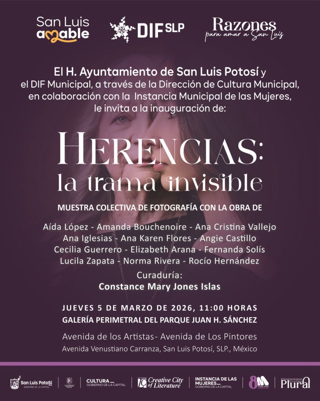 “HERENCIAS: LA TRAMA INVISIBLE” LLEGA A LA GALERÍA PERIMETRAL DEL PARQUE JUAN H.&nbsp;SÁNCHEZ