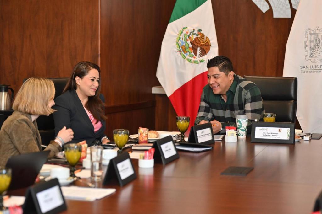 RICARDO GALLARDO LOGRA ACUERDOS DE COLABORACIÓN CON GOBERNADORA DE&nbsp;AGUASCALIENTES