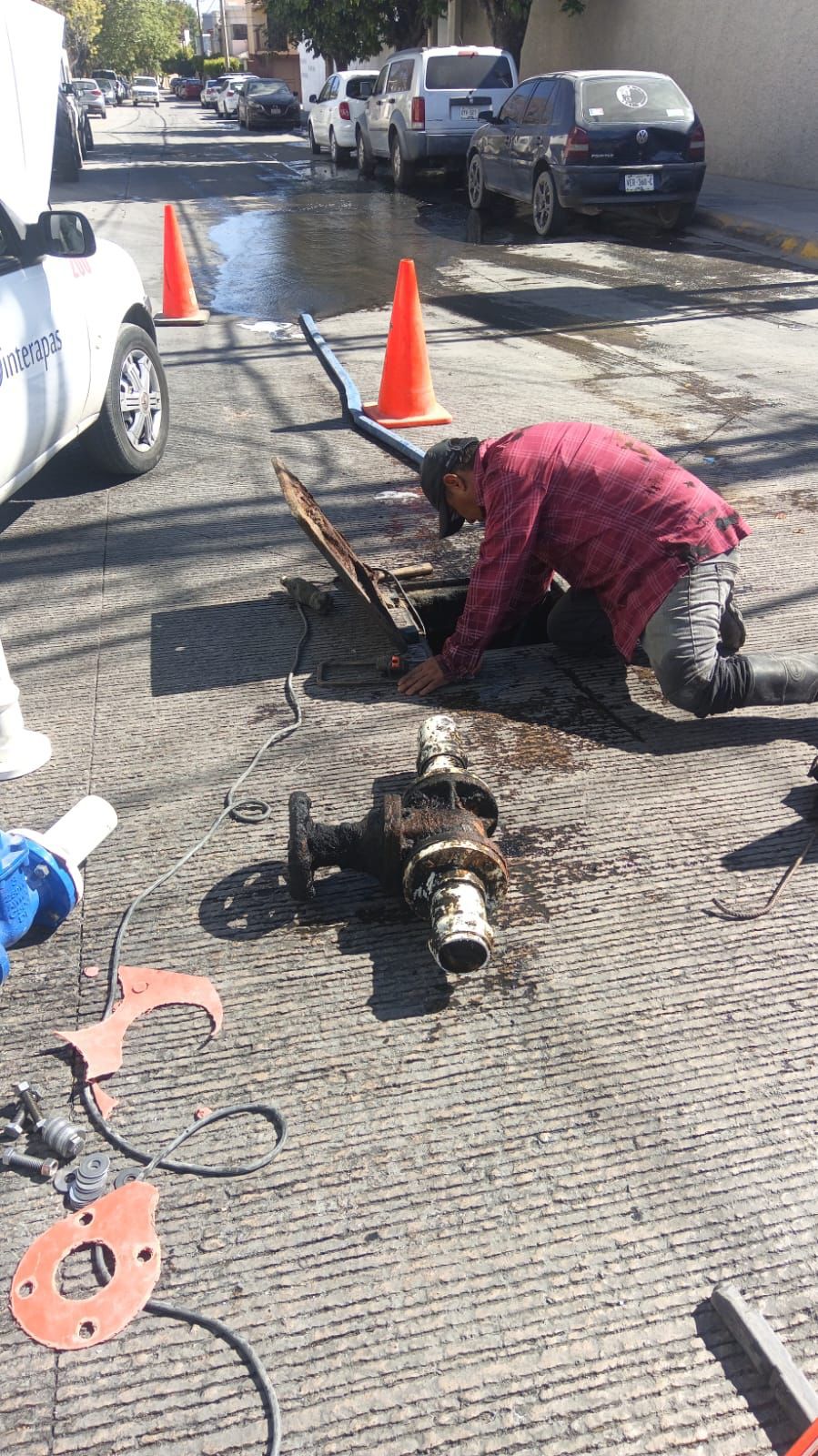 Raíces impedían llegada de agua a calles de&nbsp;Lomas